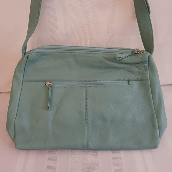 Stone Mountain Teal Leather Purse - Picture 4 of 10